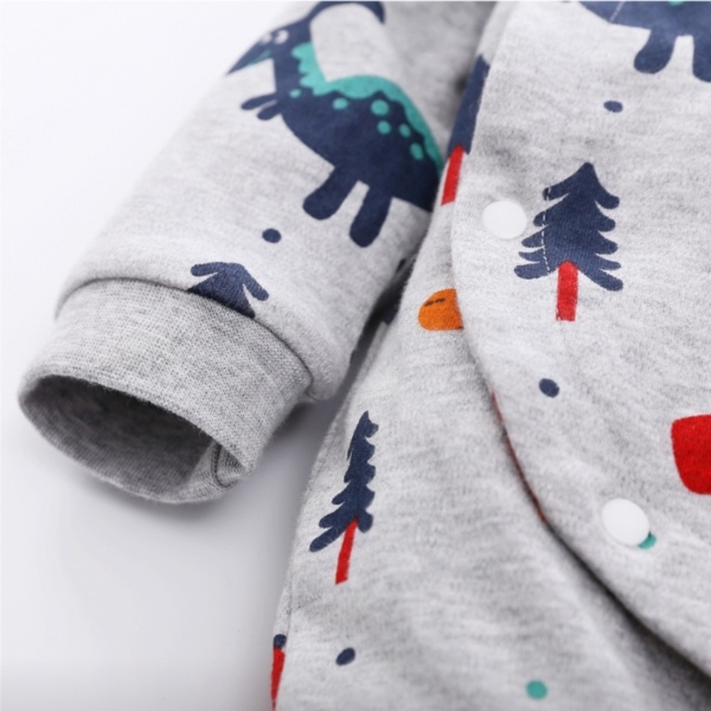 Boys Dinosaur 1 Piece Pajama - Picture 4 of 7